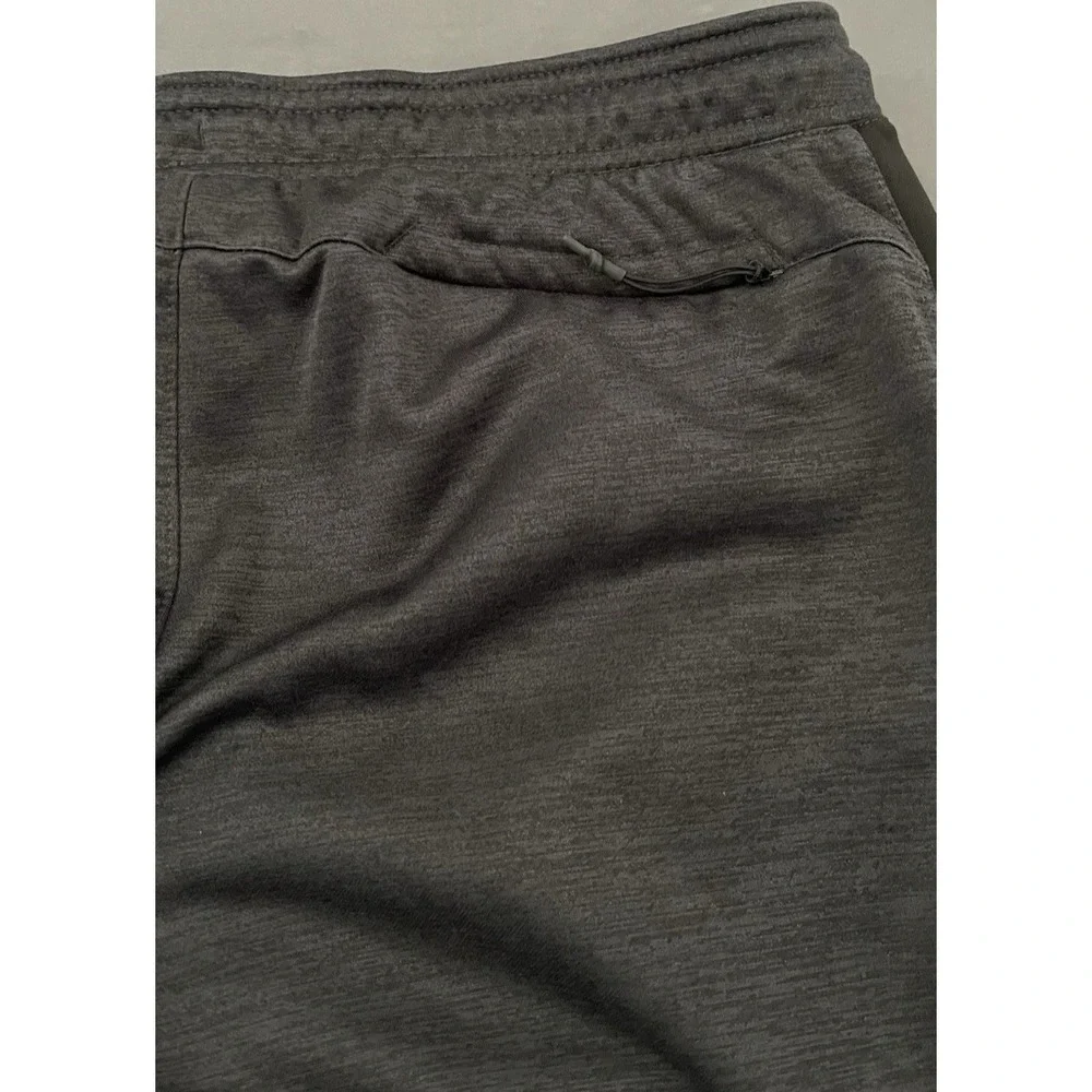 Reebok Jogger Sweatpants Mens Size XL Gray Black Activewear Pockets Fleece Lined